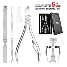 Абсолютно новые 3 шт/5 шт кусачки для удаления вросшего ноготя набор прецизионный Набор для маникюра Премиум педикюра мини-ножницы для ногтей двойной триммер для головы