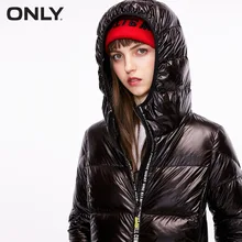 Только женские зимние новые тонкие похудения пуховик короткий буквенный светильник на молнии и удобная ткань пуховик женский| 118423502