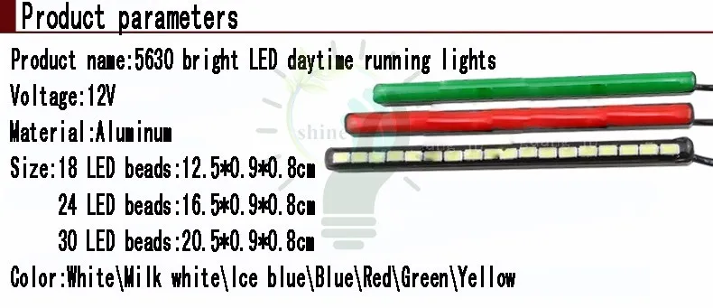 2X 30LED SMD 5630 автомобилей DRL Туман Дневной Бег свет ультра-тонкий Невидимый Водонепроницаемый привело ДРЛ газа для honda/Mazda/Ford AE