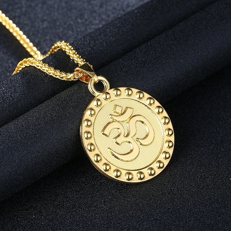 New Round Unisex Hindu Buddhist Aum Om 