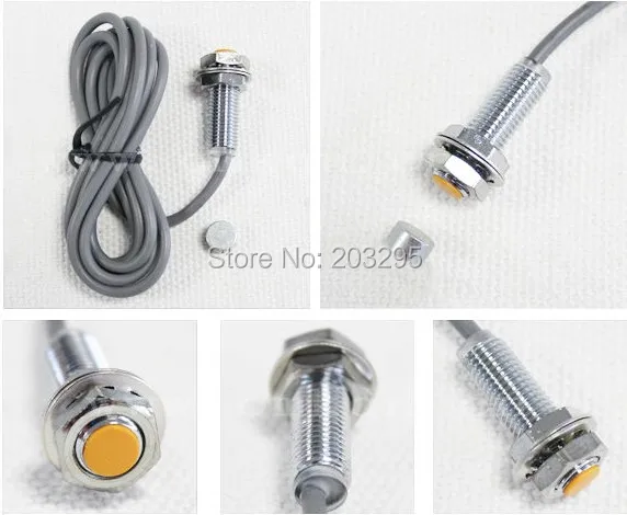 

M8 hall effect magnetic sensor PNP NC NJK-5001B,3 wire, 25mm length, hall sensor