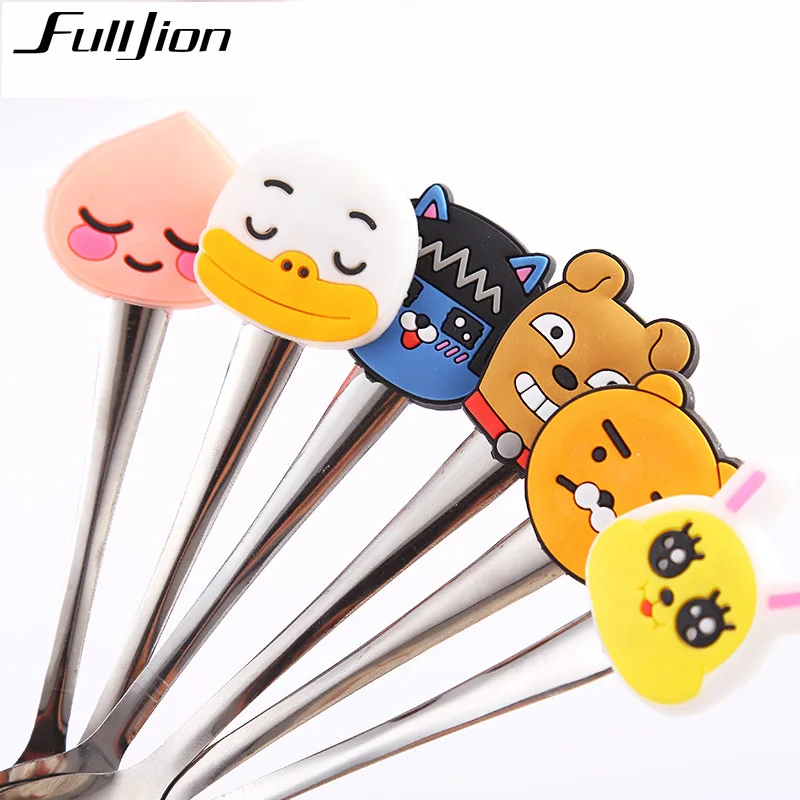 

Fulljion Baby Spoons Children Feeding Bebe Flatware Silicone Spoon For Baby Toy Tea Cutlery Utensils Medicine Dishes Cute Things