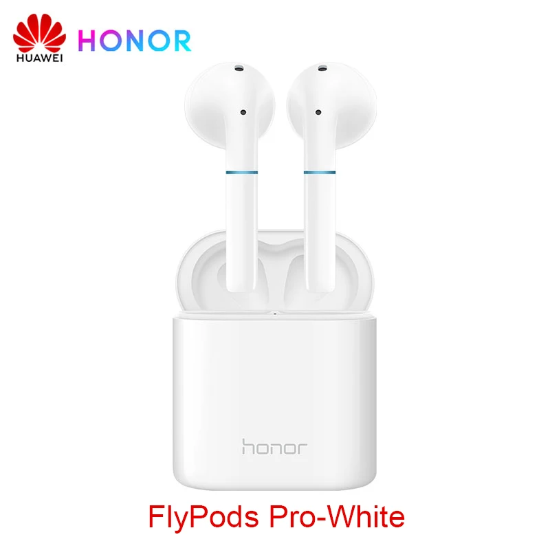 Беспроводные наушники-вкладыши huawei Honor Flypods, водонепроницаемые наушники с динамическим управлением, Беспроводная зарядка Bluetooth 5,0 Flypods Pro Lite - Цвет: FlyPods Pro-White