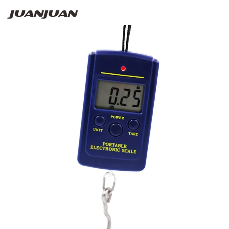 

40kg digital scale 40kg/ 10g Electronic Portable Digital Weight Fish Hook Luggage Hanging 25%Off