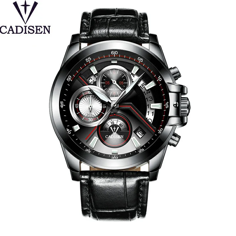 

Watch Men Top Brand Luxury Military Army Sports Casual Waterproof Mens Watches Quartz Stainless Steel Wristwatch CADISEN 2019