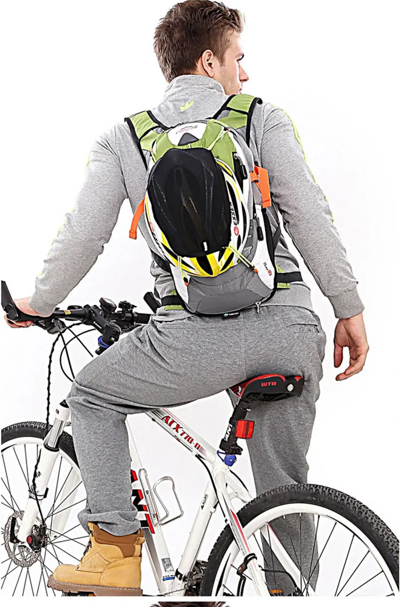 LOCAL LION Outdoor Sport Backpack 18L Breathable Waterproof Bicycle Bag Hiking Climbing Hydration Carrier for Cycling Running