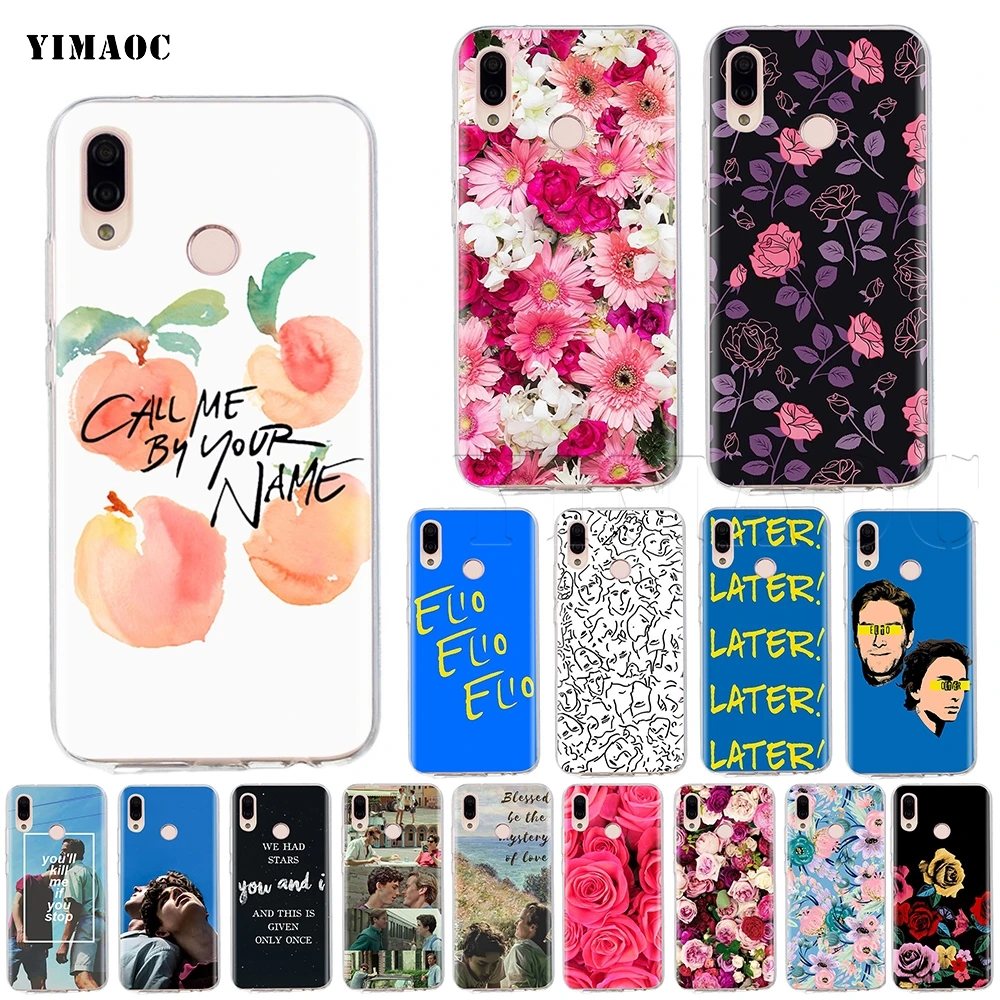 

YIMAOC Call Me By Your Name Case for Huawei P8 P9 P10 P20 P30 P Smart Lite Pro Mate 10 Y6 Prime 2018