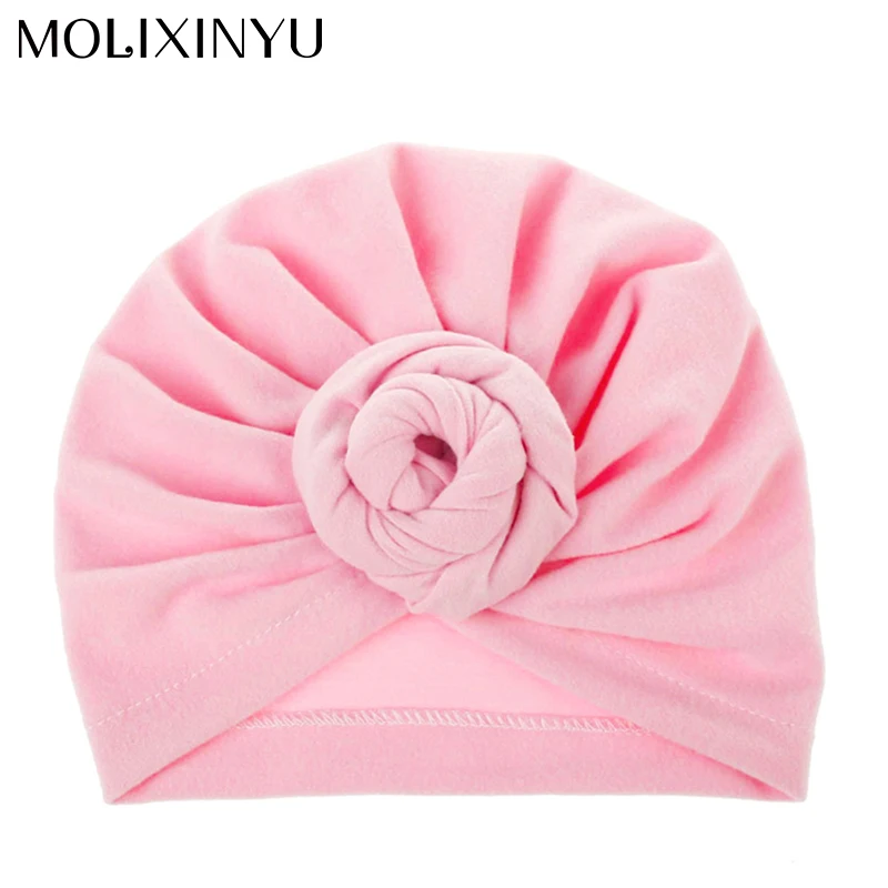 

MOLIXINYU Baby Girl Hat Baby Turban Cap For Girls Elastic Infant Baby Winter Cotton Hat For Boys Girls Toddler Kids Hat