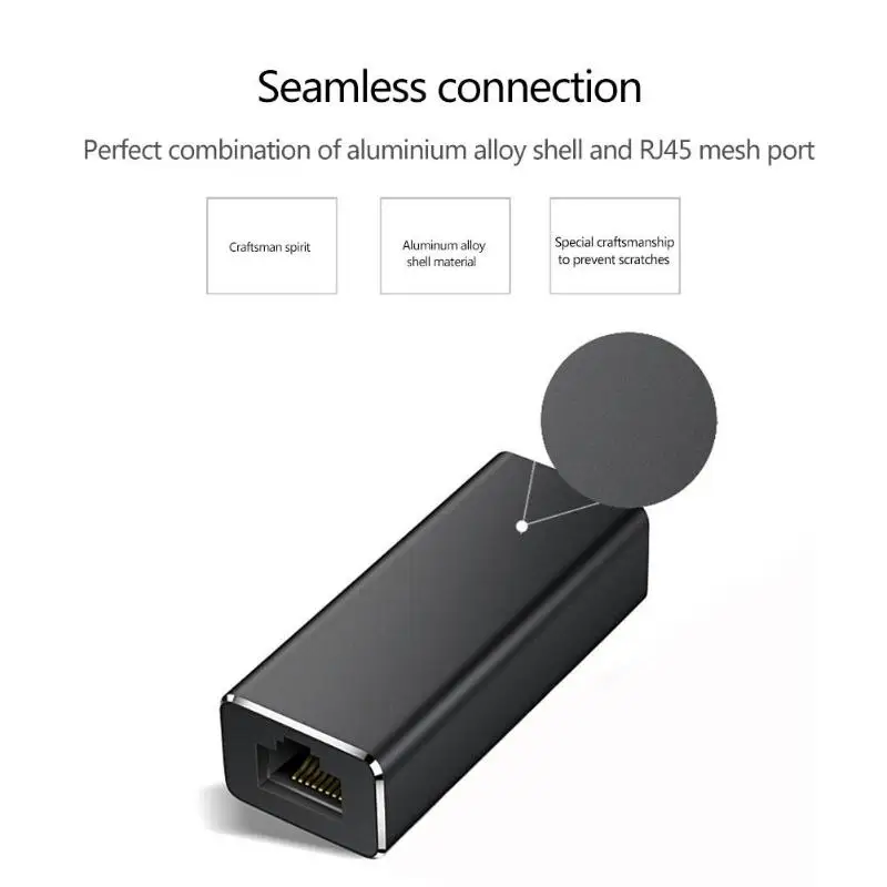 ALLOYSEED JP-S7 Ethernet адаптер Micro USB к RJ45 10/100 Мбит/с сетевой карты для огонь ТВ Stick Chromecast