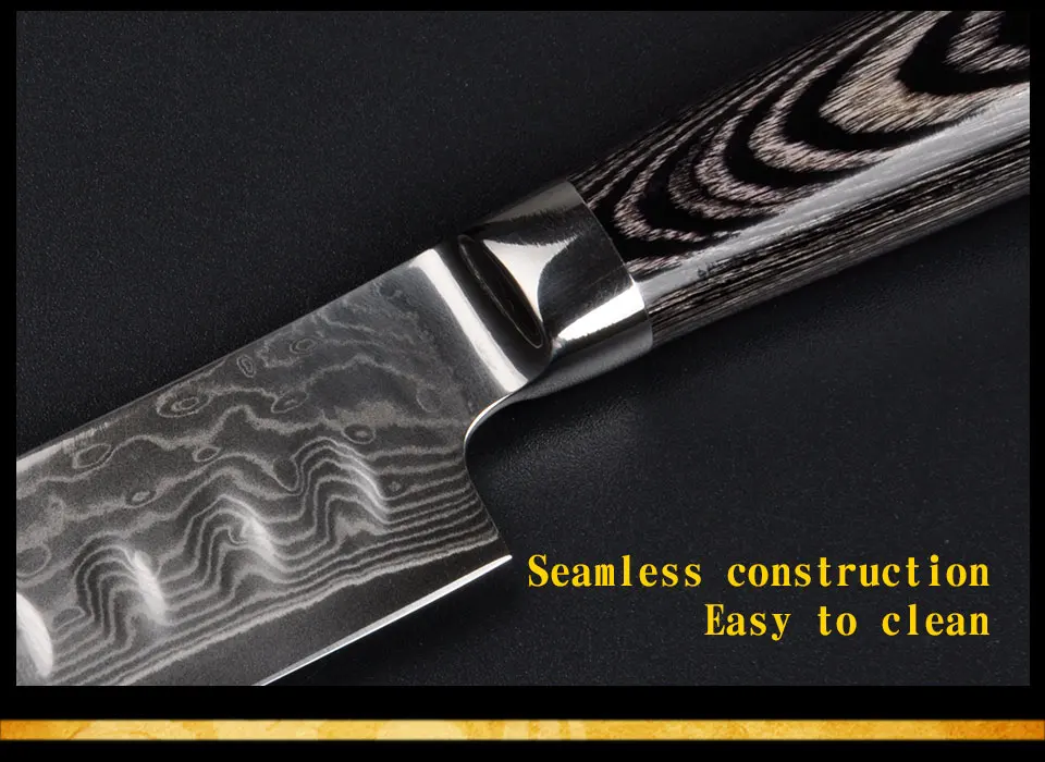 5 inch knife Damascus santoku_05