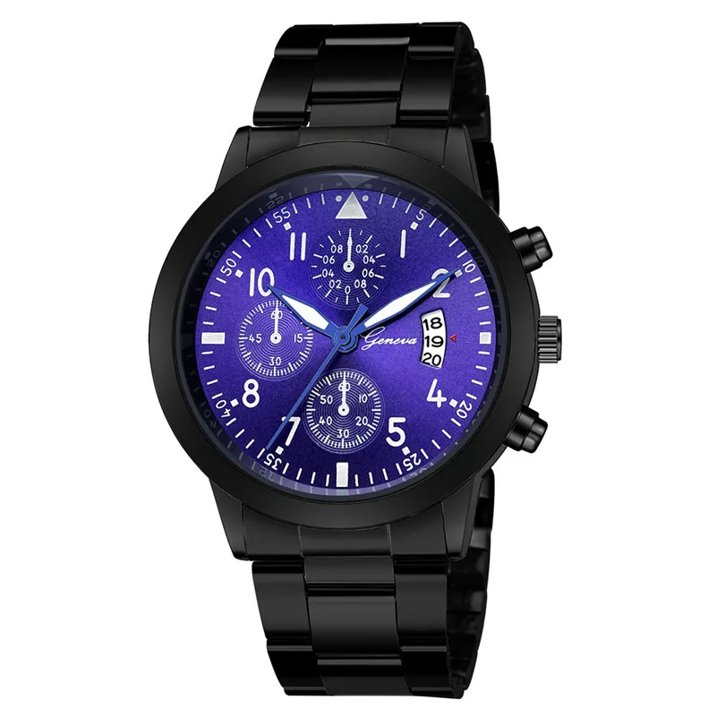 Современная мода черные кварцевые часы для мужчин и женщин сетка Нержавеющая сталь ремешок для часов Высокое качество повседневные наручные часы подарок для женщин A40