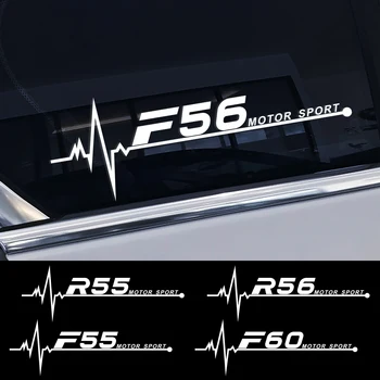 

2Pcs Car Styling Side Window Trunk Tail Decal Model Stickers For MINI Cooper R50 R53 R55 R56 R60 R61 F54 F56 F60 Car Accessories