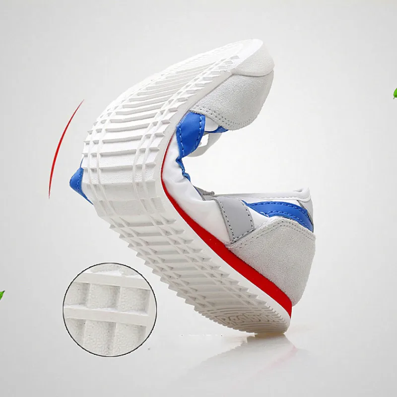Tennis shoes men 2018 fall new style breathable cowhide women's  sneakers  slippery light fitness training gym shoes size35-44
