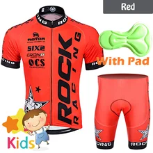 Pro Team Cycling Jersey Sets for Kids MTB Ropa Ciclismo Riding Wear Chlidren's Bicycle Jersey Clothing Mountain Bike Wear Boys