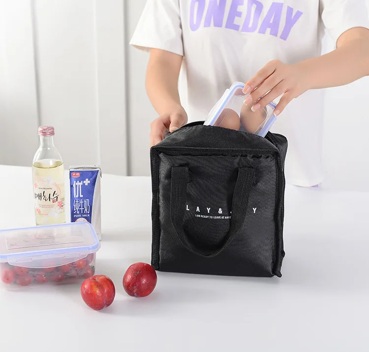 Модная Мини изоляция обеда сумки переносная коробка для ланча Оксфорд матерчатый мешок для хранения Tote дети взрослые еда пикника контейнер для хранения