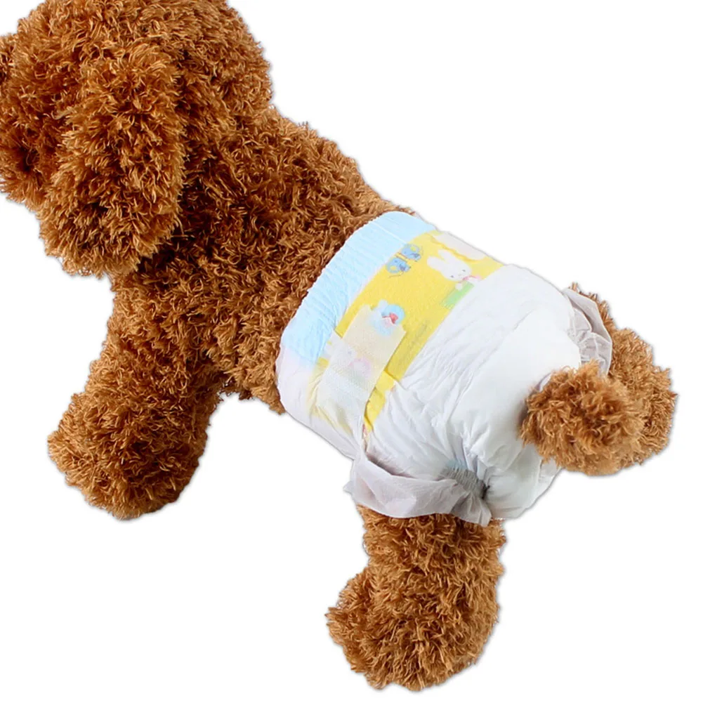 

Hot Sale 10pcs Pet Dogs Female Ultra Protection Disposable Dog Diapers Pets Products