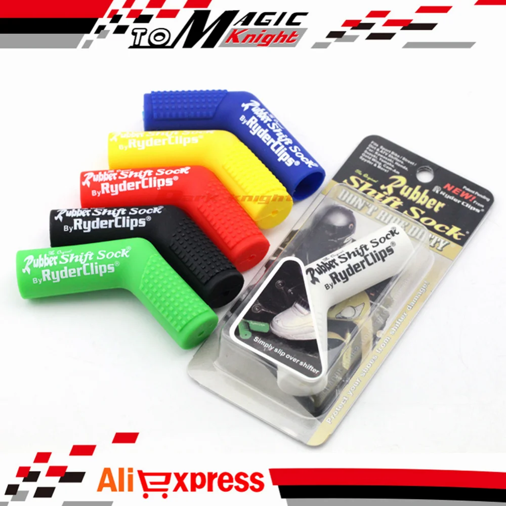 

DHL Free shipping new Rubber Shift Sock Boot and Shoe Protector Shift Cover Clips for Kawasaki, Honda, Suzuki, Yamaha