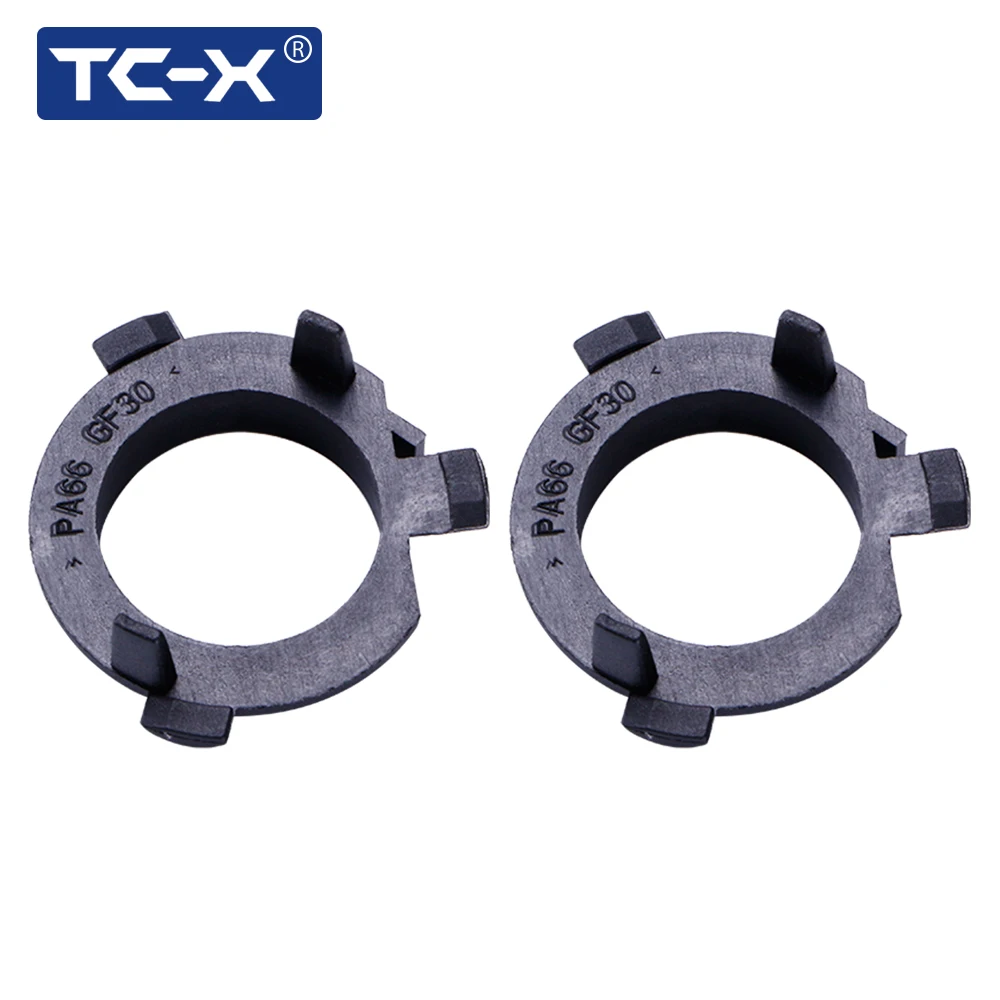For Kia K4 K5 Sorento Hyundai Veloster Coupe Sonata 9 Grand SantaFe 2 Pieces H7 LED Headlight Bulbs Adapter Base Holder