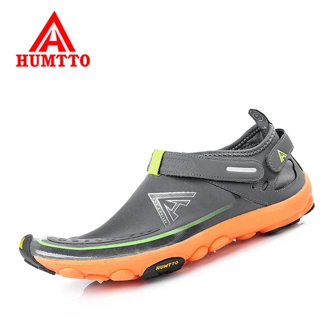 Humtto Men Outdoor Summer Hiking Shoes Women Mesh Sports Walking Sneakers Breathable Ultra-light Trekking Terrain Climbing Shoes
