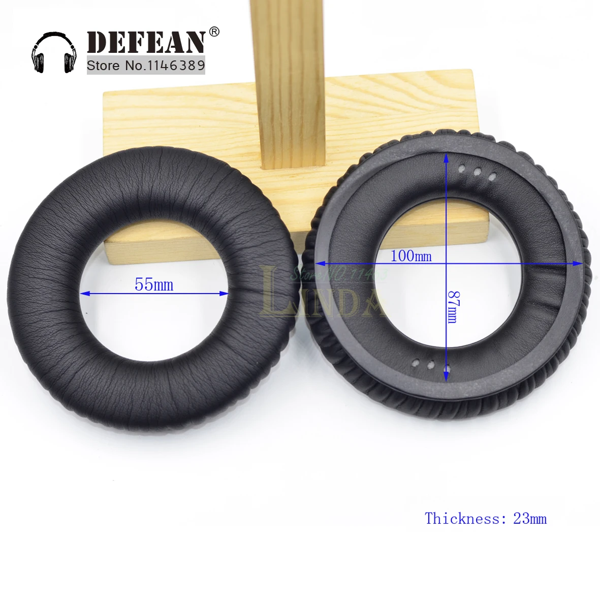 Сменные мягкие амбушюры для наушников Beyerdynamic DT770 DT880 DT990 PRO и других частей 100 мм |