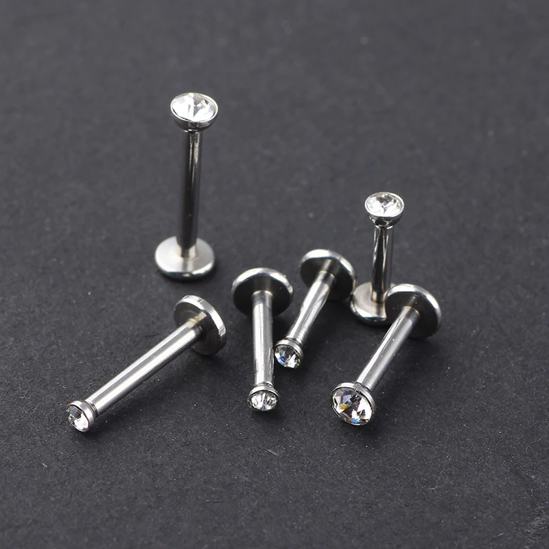 TIANCIFBYJS 10pcs surgical Steel Nose Lip Rings Body Piercing For Women Punk Earring Tragus Helix Cartilage Labret Rings - Image 5