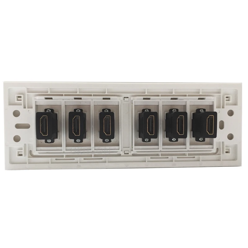 6 Ports HDMI Wall Panel pic 4