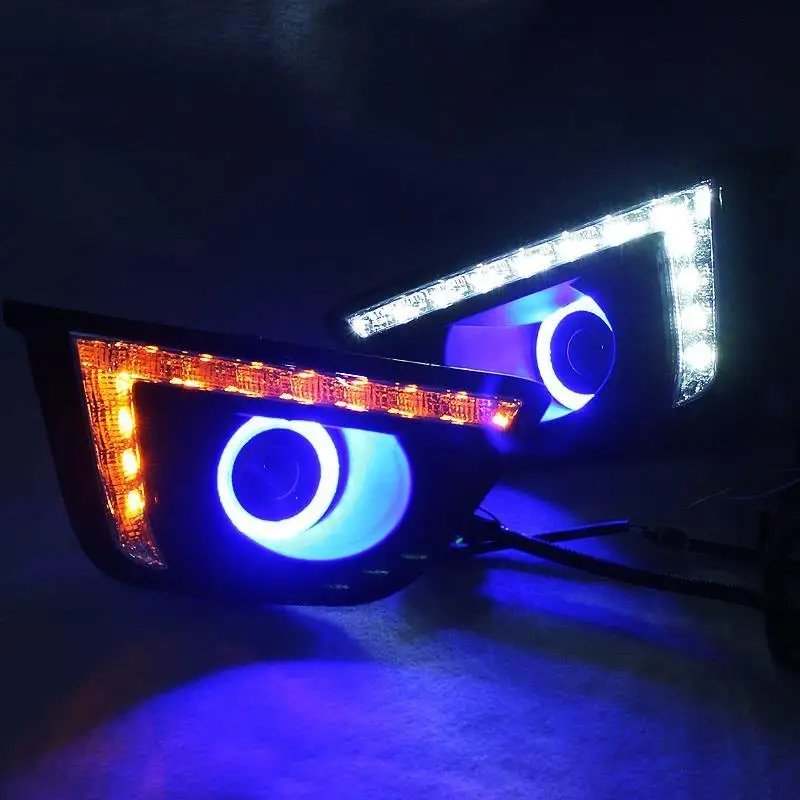 Luces Para Автозапчасти Автомобильные светодиодные дневные ходовые сборки Cob фары
