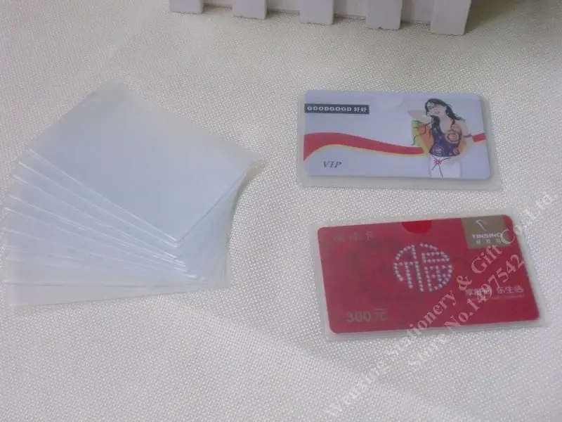 

Free Shipping 12pcs Transparent Soft PVC Business Credit Card Bag horizontal waterproof Card Holder ,OEM welcome