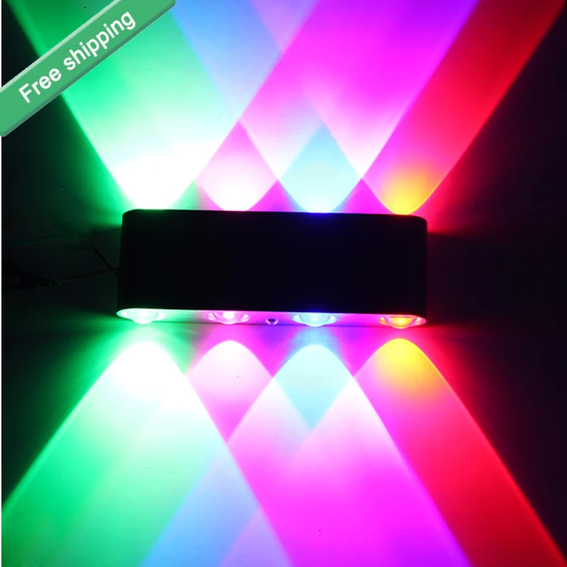 

New 8W LED Modern led wall Light Fitting Aluminum for Aisle Bedroom Corridor Porch Background Light 110-220V