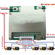 1 шт. 14 s 30A 48 В литий-ионный 18650 Батарея ячейки BMS печатной защиты баланс интегральных схем доска