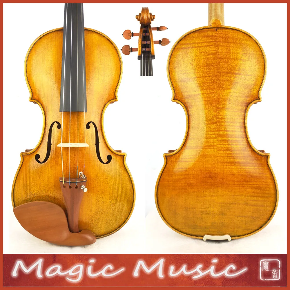 

SELECTED! Copy of Rogerius Bon Nicolai Amati Master Violin 4/4 #2131, Russian Spruce & Handmade Oil Varnish