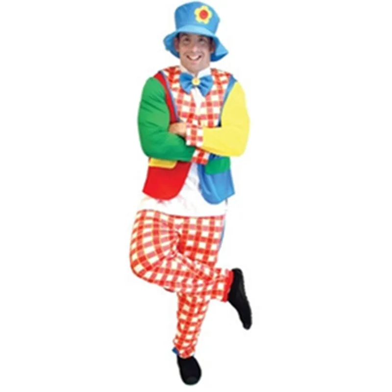

Halloween Clown Clothing Dovetail Joker Sets Creative Party Dress Up Ball Performance Hat Refinement Bow Tie Clothing Sets L547