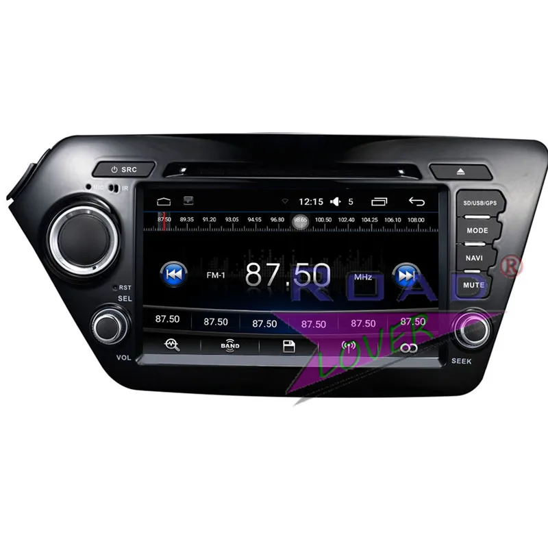 Roadloevr Android 6 0 автомобильный стерео 2 Din четырехъядерный GPS навигация для KIA K2 2011 RIO 2012