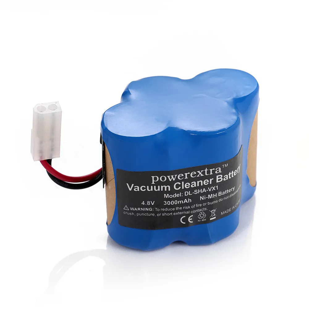 Powerextra 3000mAh 4.8v NI MH Replacement Battery For Shark Cordless