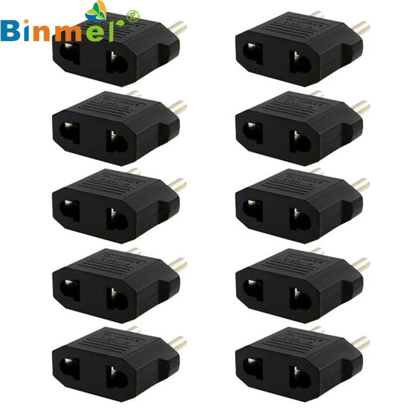 Binmer Mecall Новый 10 шт. США/Австралия в ЕС Путешествия конвертер AC мощность Plug