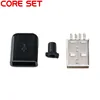 10 pcs DIY Micro USB 2.0 Fiche Mâle Connecteurs Kit w/Couvre Noir Blanc 5 p Données Ligne Accessoires interface 4/3 Dans 1 De Soudage 5 BROCHES ► Photo 3/6