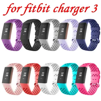 

Sports Replacement Silicone Watch Band Wristband Strap For Fitbit Charge 3 US