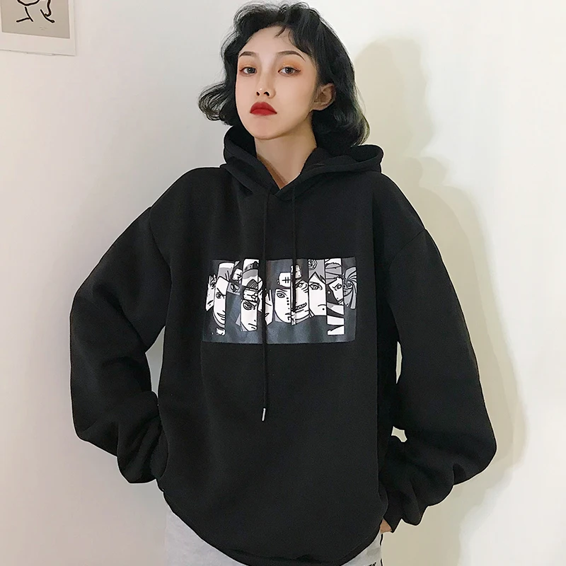  Sudadera Mujer 2019 Harajuku Fashion Women Sweatshirt Hoodies Korean Ulzzang Vintage Fleece Long Sl