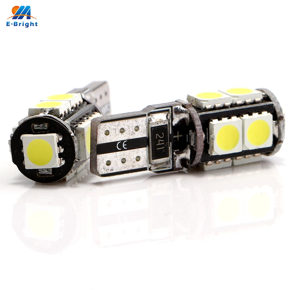 T10 W5W Canbus 5050 9 SMD светодиодный никаких ошибок выявлено не было 12 V 6000 k Интерьер