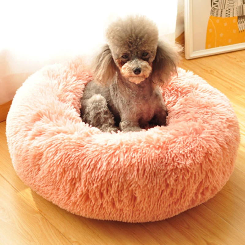 犬用の豪華なベッド 小さいサイズと大きいサイズ 冬 ヨーキー 子犬 猫 家 ペット用品 Houses Kennels Pens Aliexpress