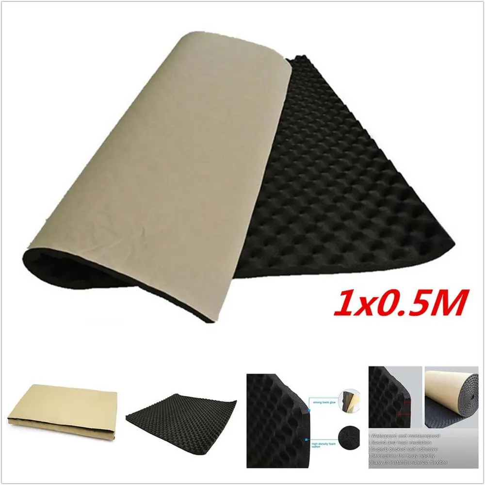 

New Universal Design Portable Automobile Car Sound Deadener Noise Insulation Acoustic Dampening Foam Subwoofer Mat