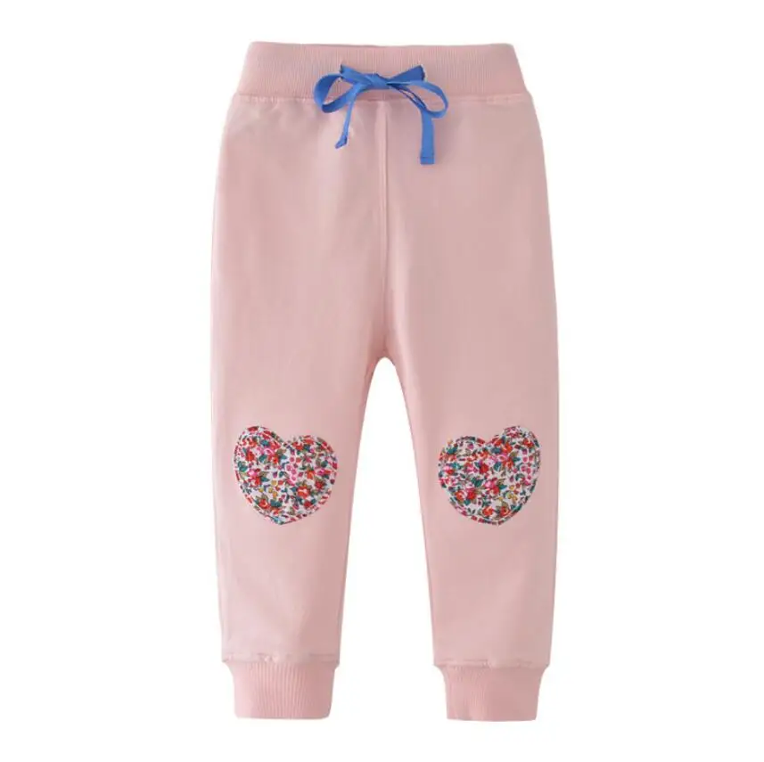 6pcs/lot Baby girls pants kids children clothing trousers Autumn heart