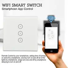 Smart переключатель Wi-Fi Беспроводной свет Управление переключатель приложение touch Wi-Fi Умный дом переключатель Функция времени смартфон
