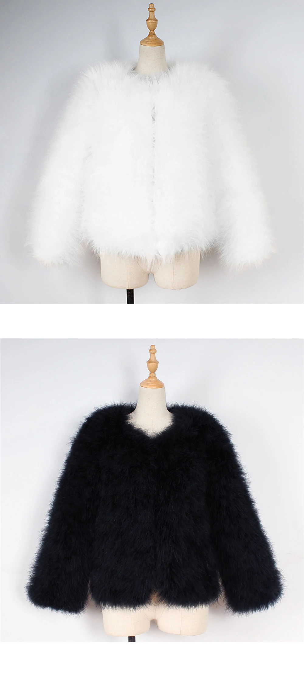 Fashionable and recreational coat female autumn winter new fund of imitation fur ostrich hair is short paragraph coat (13)