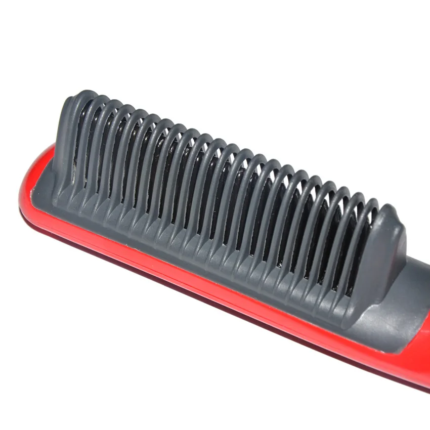 Queenme Heat Электрический Выпрямитель для волос щетка профессиональные инструменты для укладки сглаживающая щетка для волос Турмалин Керамическая быстрая расческа для волос