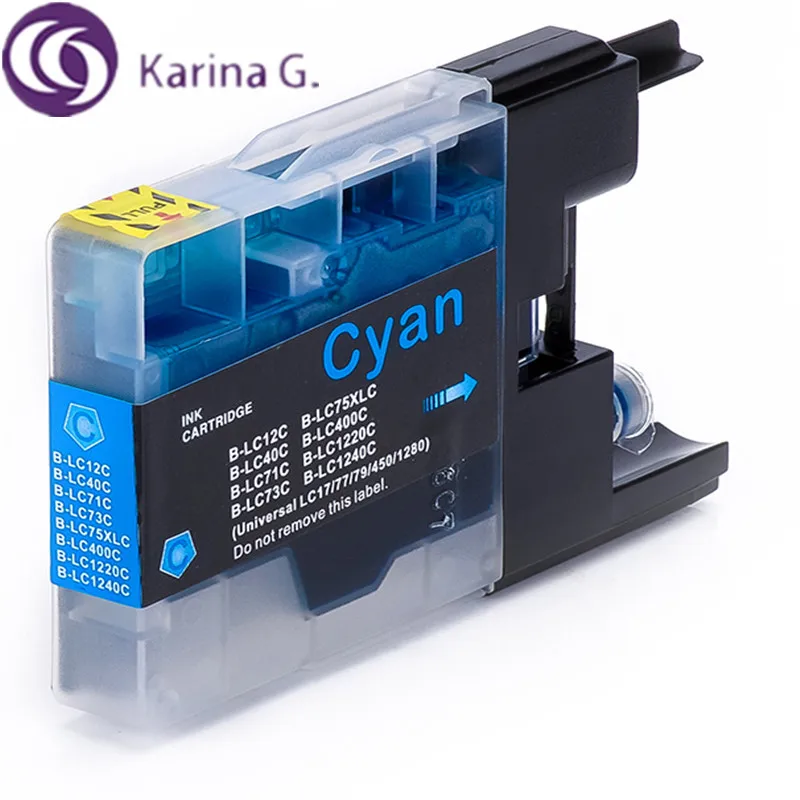 Пятикратный картридж для принтера Brother LC12 LC71 LC40 LC73 LC75 LC400 LC1220 LC1240|ink cartridge|printers ink