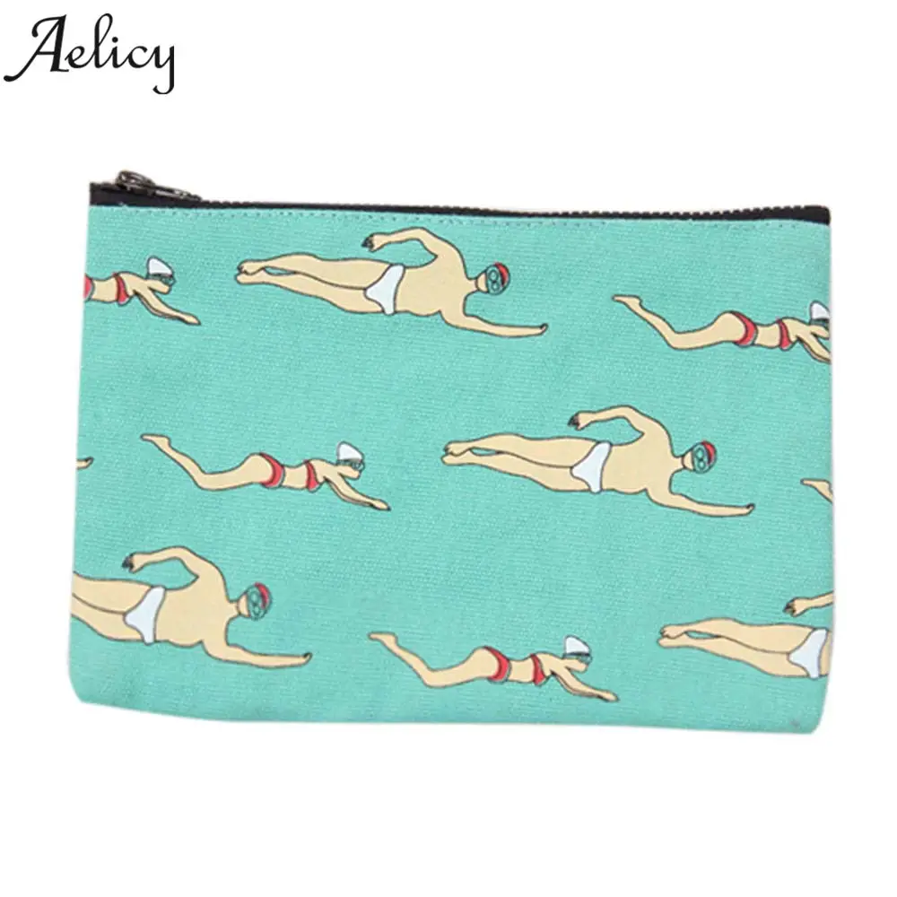 

Aelicy Women Cartoon Canvas Coin Purse Change Holder Bag Children Party Gift Cartoon Cute Coin Purse Coin Small Wallet Bag