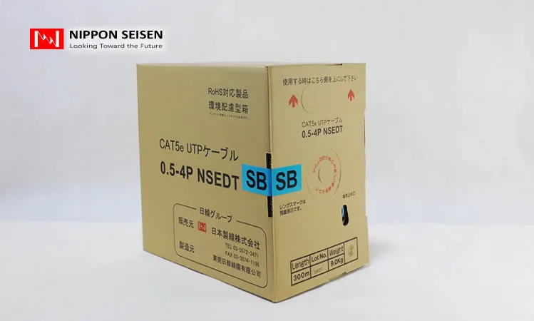 Кабель Ethernet NIPPON SEISEN Cat5e кабель UTP Lan для домашней сети 24AWG неэкранированная витая