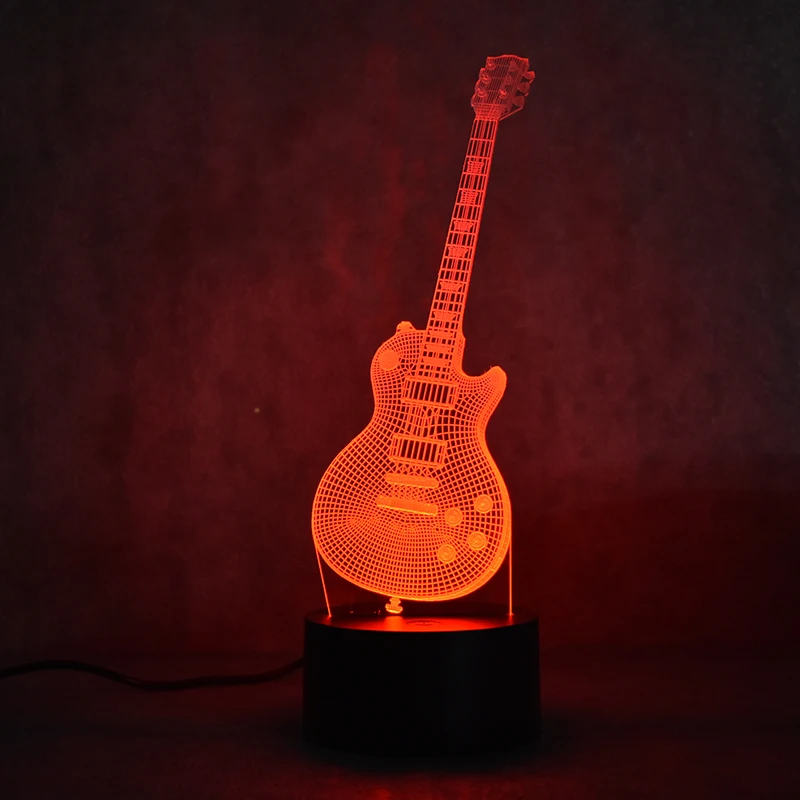 3D Led Visual Colorful USB Table Lamp Lampara Baby Sleeping Night Light Creative Fashion Music Electric