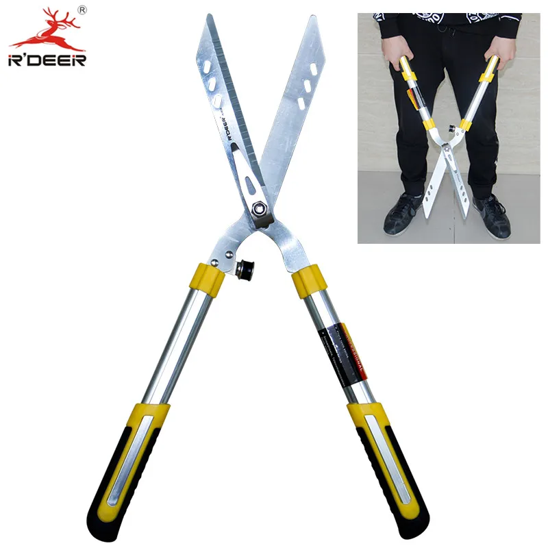 Grass Shears Large Grade Scissors Professional Hedge Clipper For Prune Tree Borders Bushes Garden Tools borders